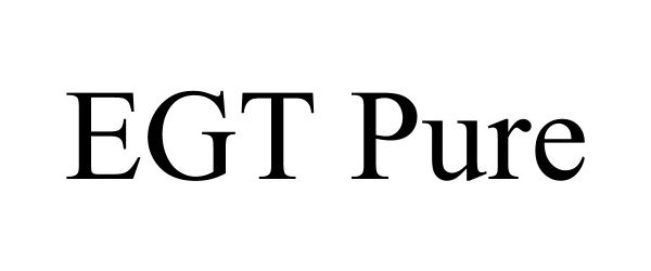 Trademark Logo EGT PURE
