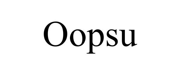  OOPSU