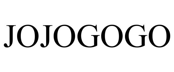Trademark Logo JOJOGOGO