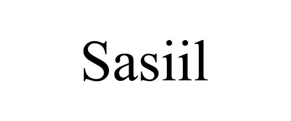 Trademark Logo SASIIL