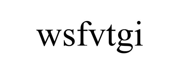 Trademark Logo WSFVTGI