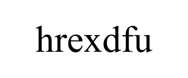 Trademark Logo HREXDFU
