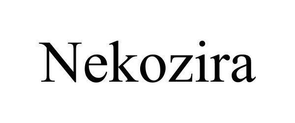 Trademark Logo NEKOZIRA