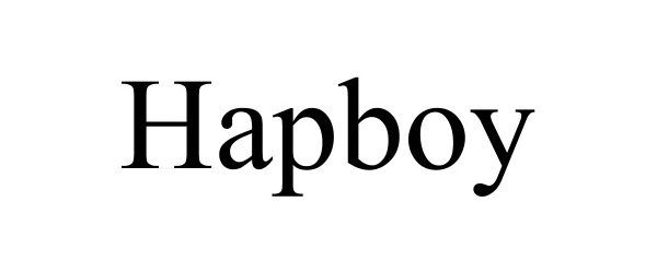 Trademark Logo HAPBOY