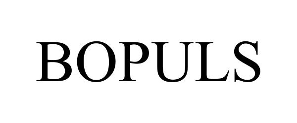 Trademark Logo BOPULS