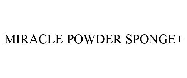  MIRACLE POWDER SPONGE+