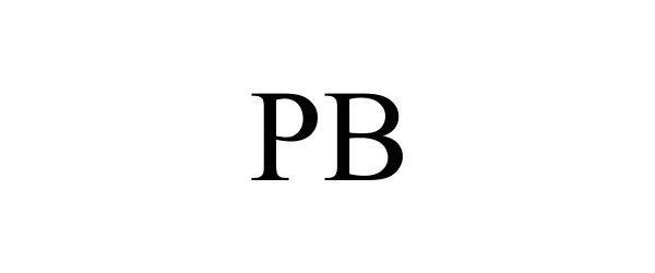 Trademark Logo PB