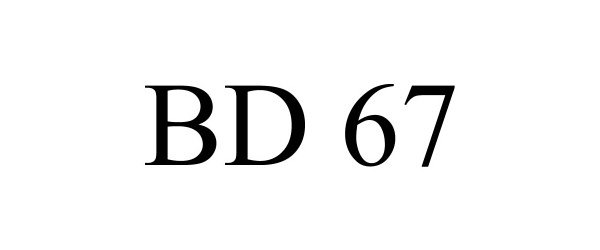 Trademark Logo BD 67