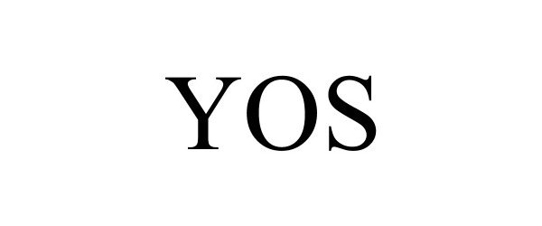 Trademark Logo YOS
