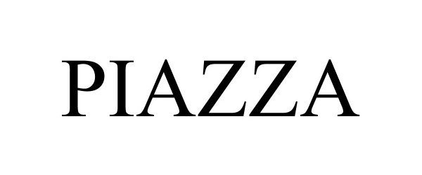 Trademark Logo PIAZZA