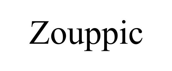 Trademark Logo ZOUPPIC