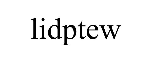 Trademark Logo LIDPTEW