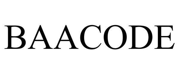 Trademark Logo BAACODE
