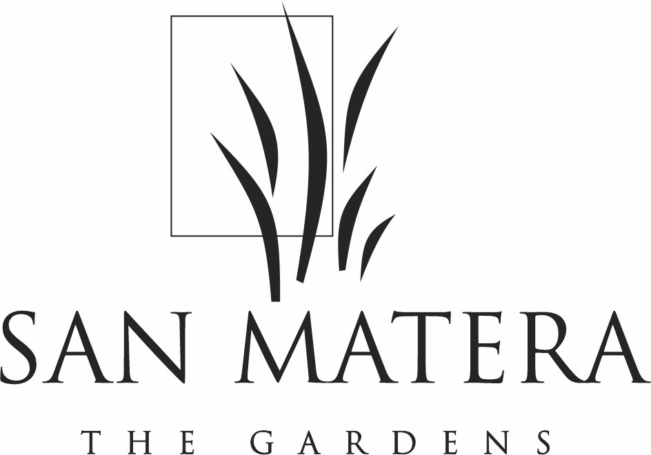 Trademark Logo SAN MATERA THE GARDENS