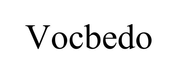 Trademark Logo VOCBEDO