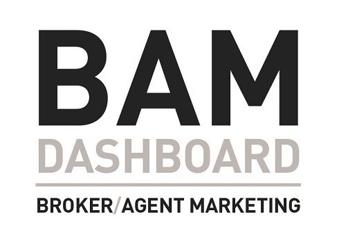 Trademark Logo BAM DASHBOARD BROKER/AGENT MARKETING