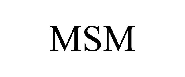 Trademark Logo MSM