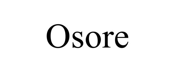  OSORE