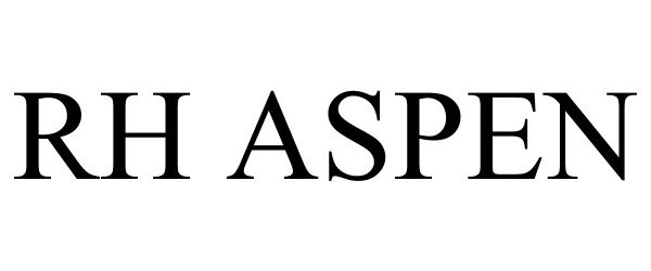 Trademark Logo RH ASPEN