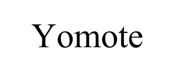 Trademark Logo YOMOTE