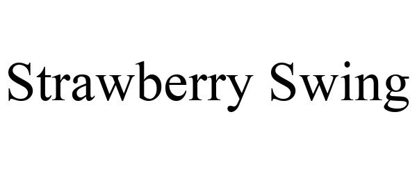 Trademark Logo STRAWBERRY SWING