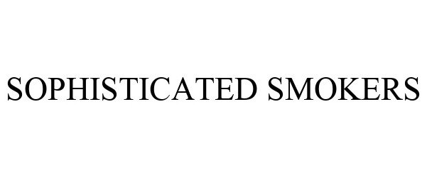 Trademark Logo SOPHISTICATED SMOKERS
