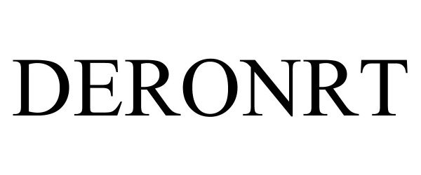 Trademark Logo DERONRT