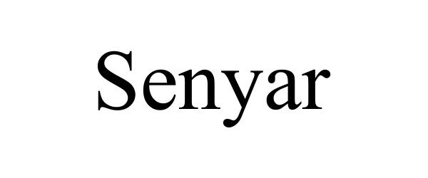Trademark Logo SENYAR