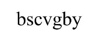 Trademark Logo BSCVGBY
