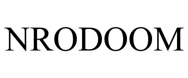 Trademark Logo NRODOOM