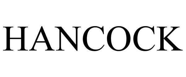 Trademark Logo HANCOCK