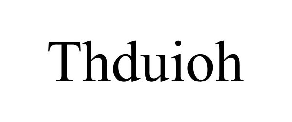 Trademark Logo THDUIOH