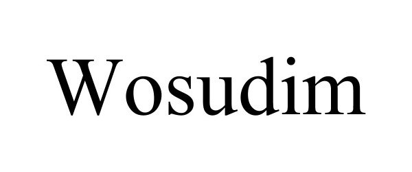 Trademark Logo WOSUDIM