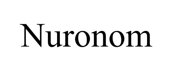 Trademark Logo NURONOM