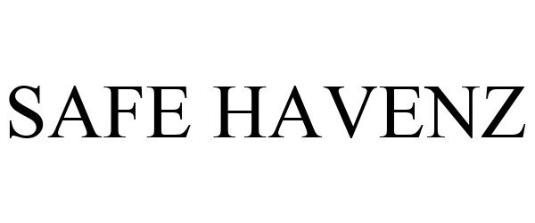 Trademark Logo SAFE HAVENZ