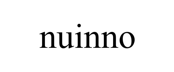 Trademark Logo NUINNO