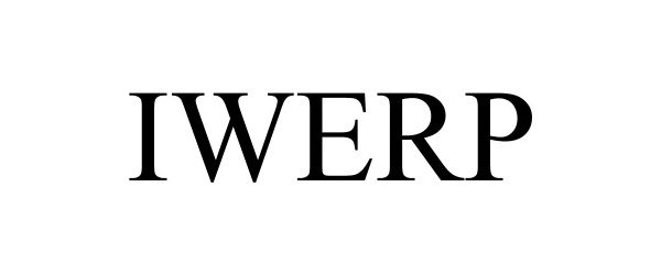 Trademark Logo IWERP