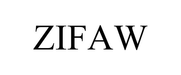 Trademark Logo ZIFAW