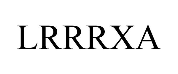 Trademark Logo LRRRXA