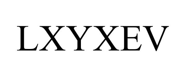 Trademark Logo LXYXEV