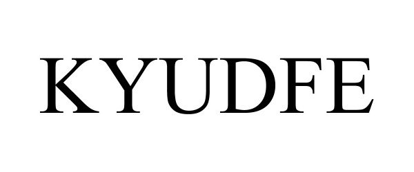 Trademark Logo KYUDFE
