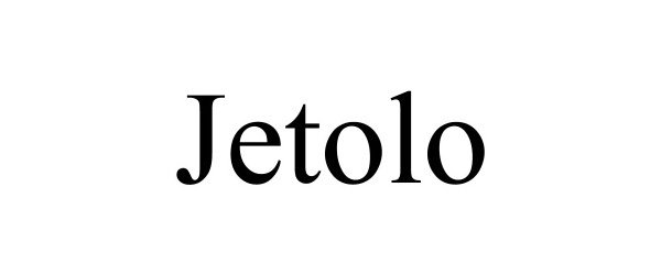 Trademark Logo JETOLO