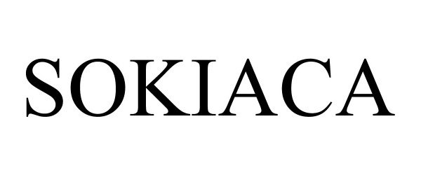 Trademark Logo SOKIACA