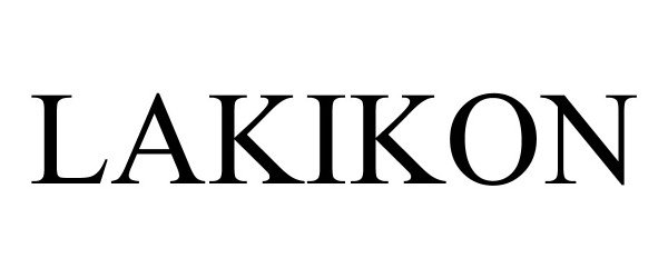 Trademark Logo LAKIKON