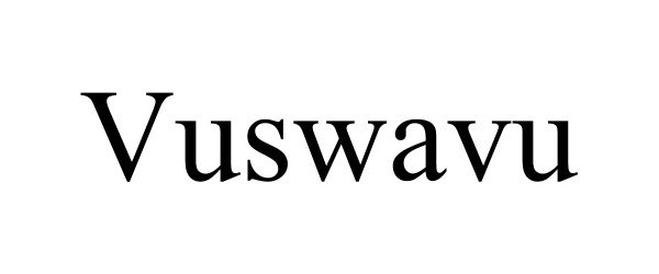 Trademark Logo VUSWAVU