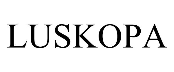 Trademark Logo LUSKOPA