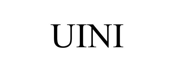 Trademark Logo UINI
