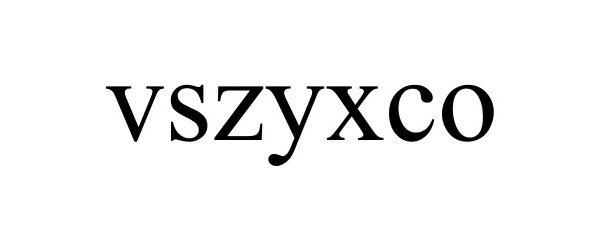 Trademark Logo VSZYXCO