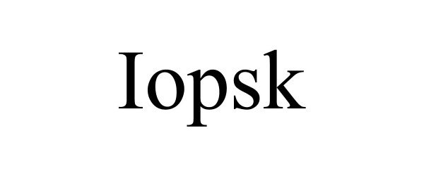  IOPSK