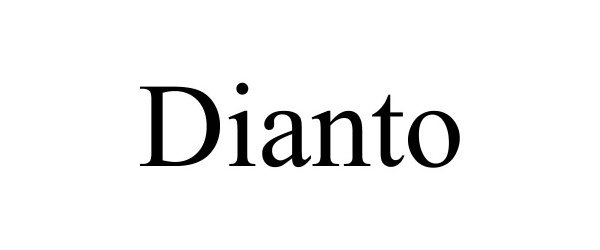 Trademark Logo DIANTO
